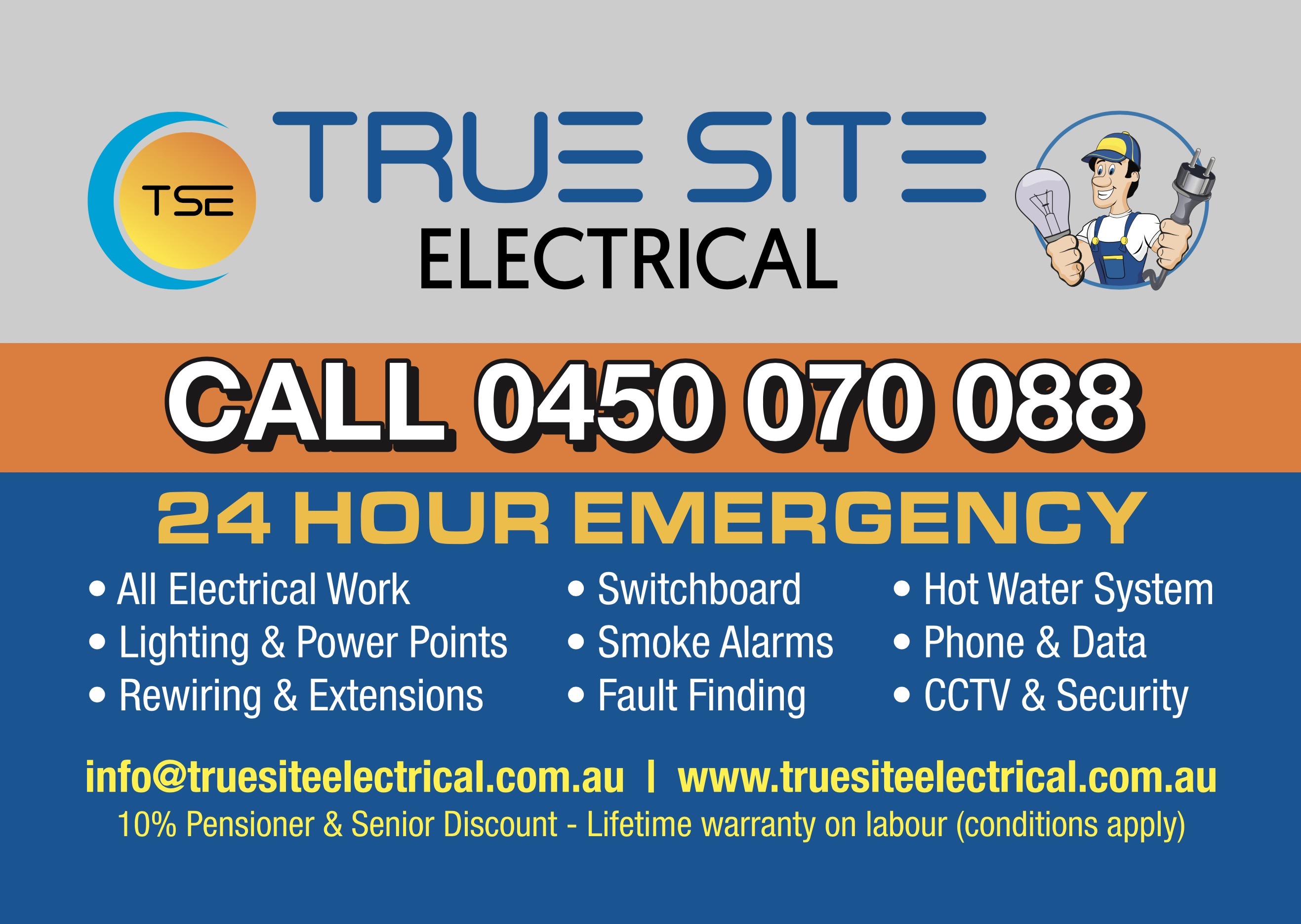 True Site Electrical - 24 Hour Emergency Electrician